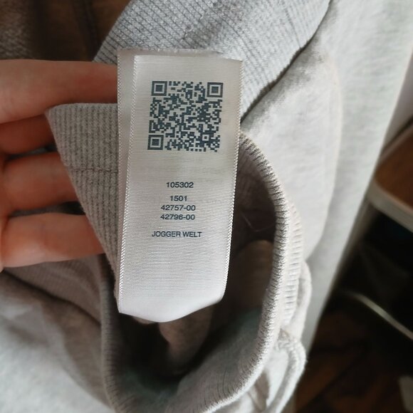 True Religion Mens Jogger Sweatpants Size 2XLCotton Blend Blue Lettered Gray - Picture 11 of 13